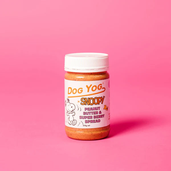 Dog Yog Snoopy Peanut Butter with Mixed Berries Dog Spread Treat