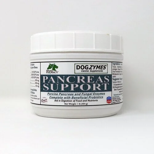 Nature's Farmacy Dogzymes Pancreas Support Supplement For Dogs, 8oz