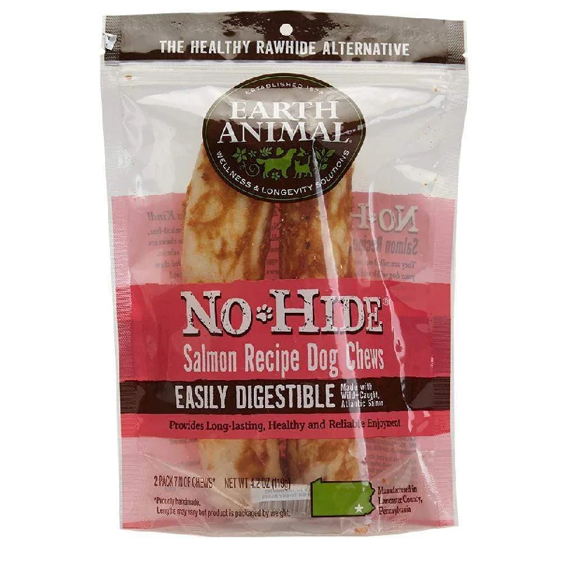 Earth Animal 2-Pack No-Hide Salmon Chew Dog Treats