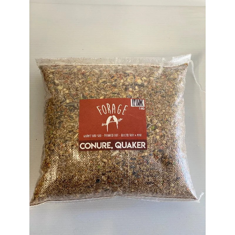 Forage Conure and Quaker Gourmet Bird Seed 5kg