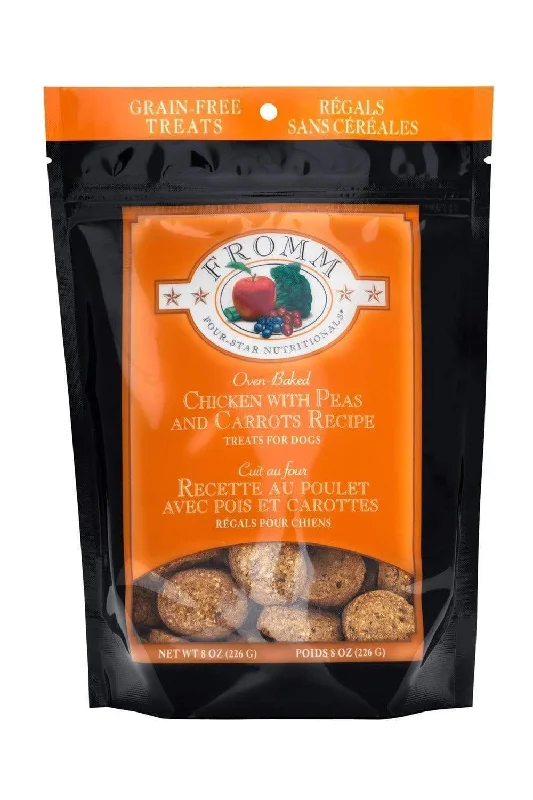 Fromm Four Star Oven Baked Chicken with Carrots and Peas Recipe Dog Treats