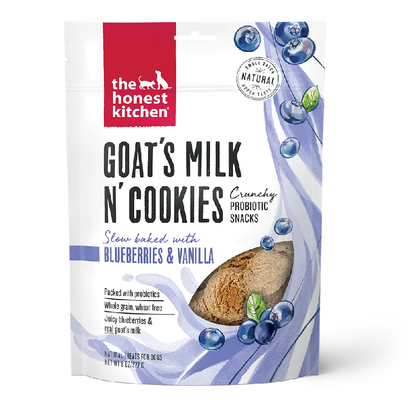 The Honest Kitchen Goats Milk N' Cookies Blueberry & Vanilla Treats For Dogs