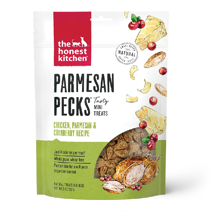 The Honest Kitchen Parmesan Pecks Chicken & Cranberry Recipe Dog Treat, 8oz