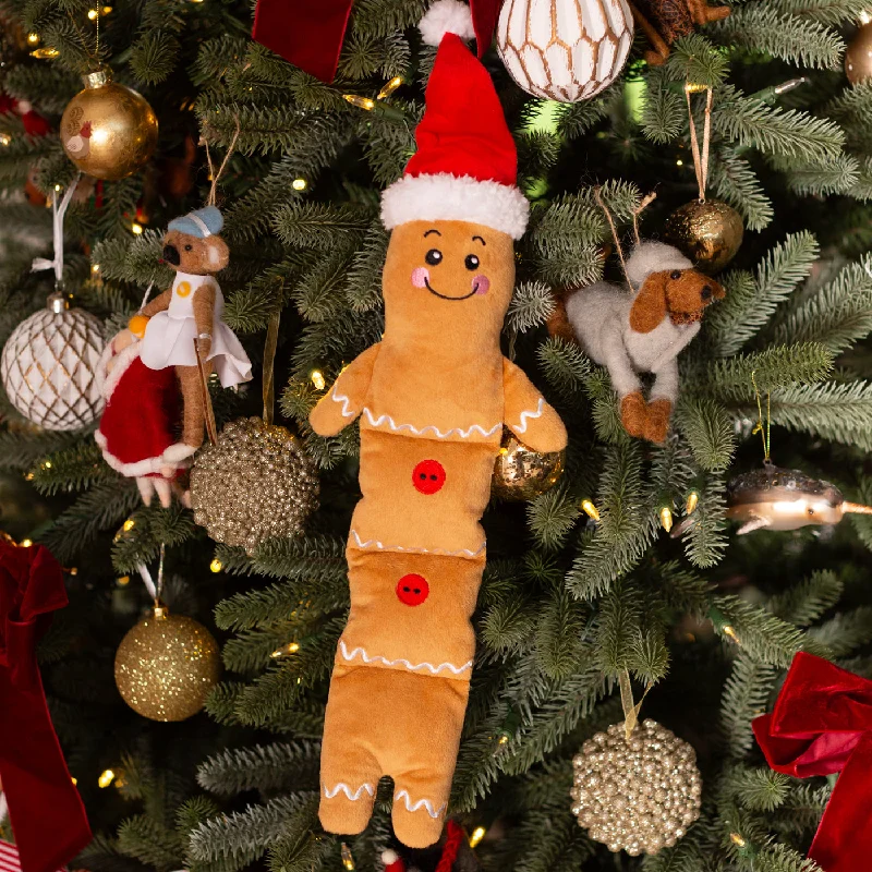 House of Paws Christmas Gingerbread Multi Squeaker