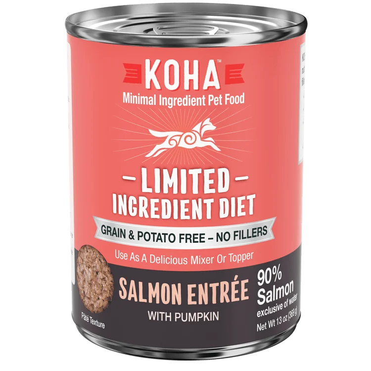 KOHA Grain & Potato Free Special Diet:Limited Ingredient Diet Salmon Entree with Pumpkin Canned Dog Food