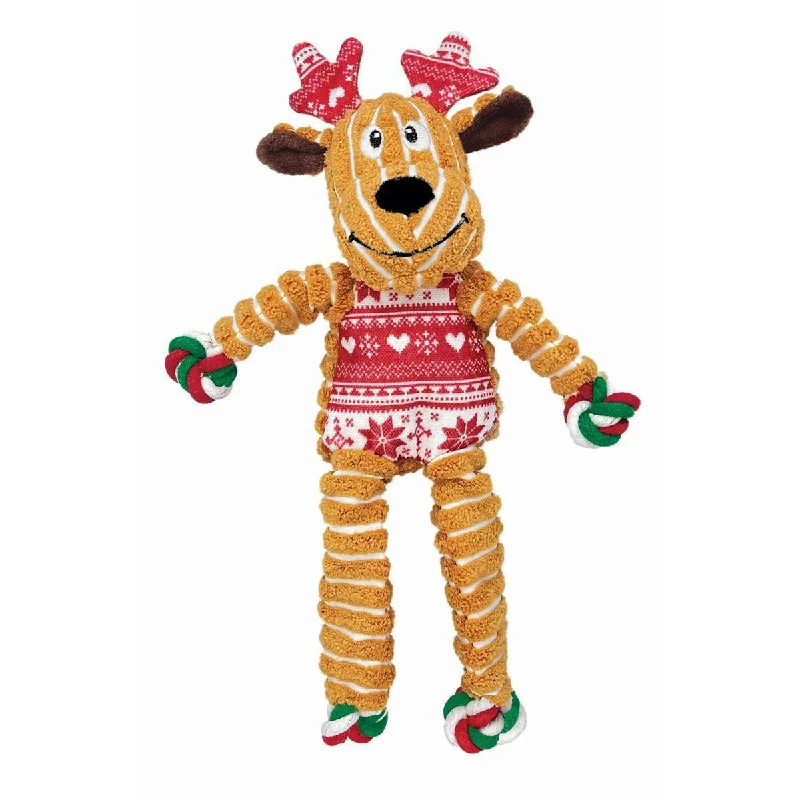 Kong Christmas Floppy Knots Reindeer Small Medium Dog Toy