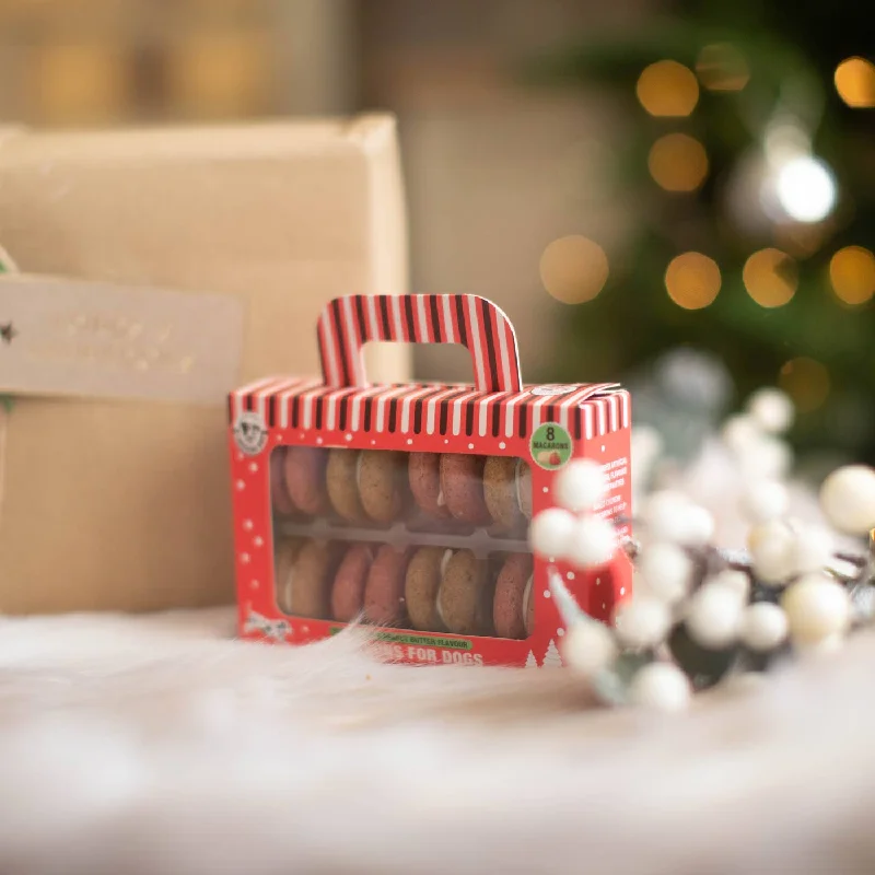 Laughing Dog Christmas Macaroons