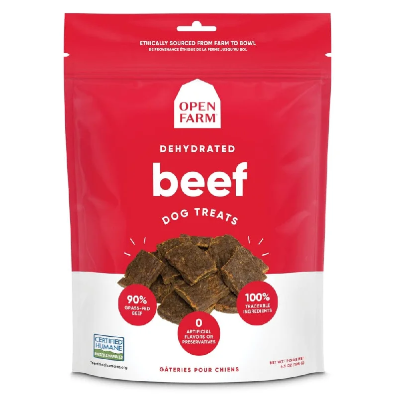 Open Farm Dehydrated Grain Free Beef Dog Treats