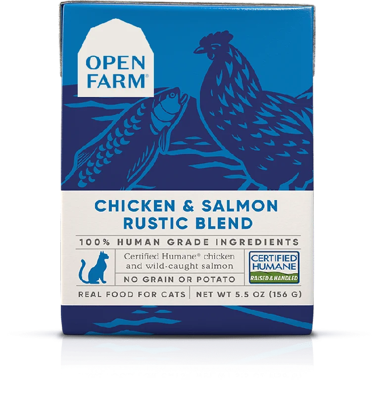 Open Farm Grain Free Chicken & Salmon Recipe Rustic Blend Wet Cat Food