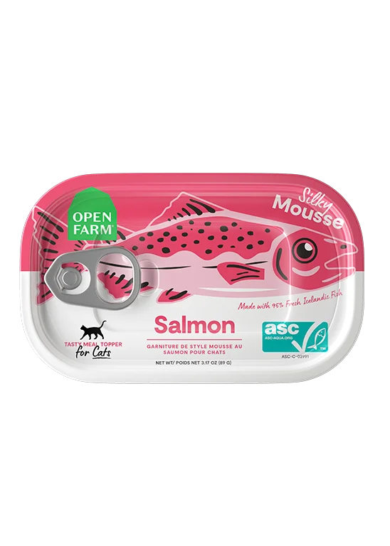 Open Farm Grain Free Salmon Wet Topper for Cats