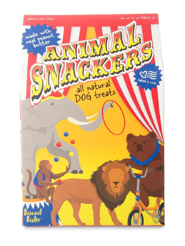 Animal Snackers, Peanut Butter, 12 oz