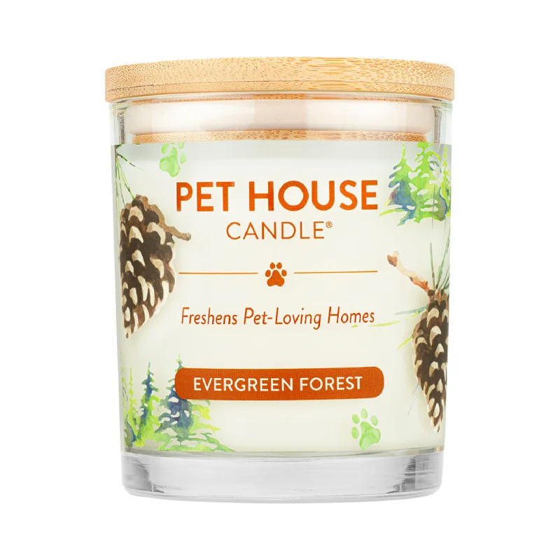 100% Plant-Based Wax Candle, Evergreen Forest - 9 oz