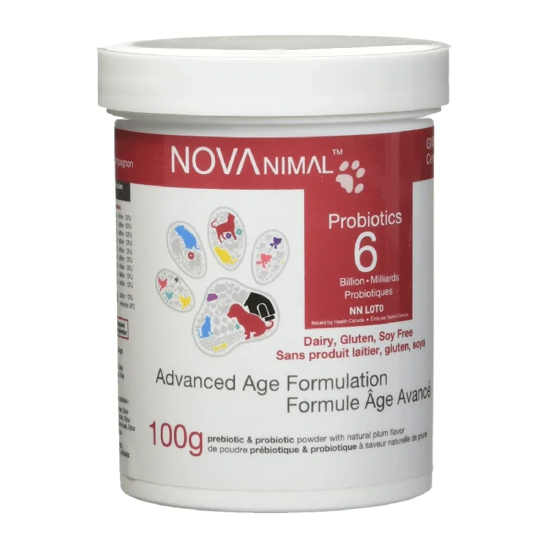 Pet Supplement - 6 Billion Probiotics - Advanced Age Formulation - 100 g