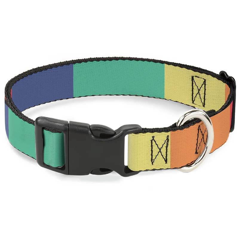 Plastic Clip Collar - Summer Essentials Color Block 3