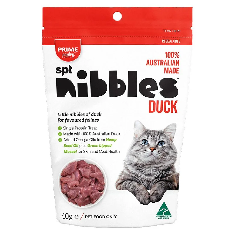 Prime Pantry Cat Nibbles Duck Treats 40g