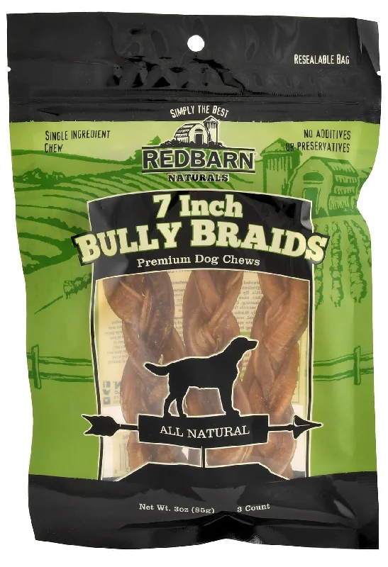 Redbarn 7" Braided Bully Sticks