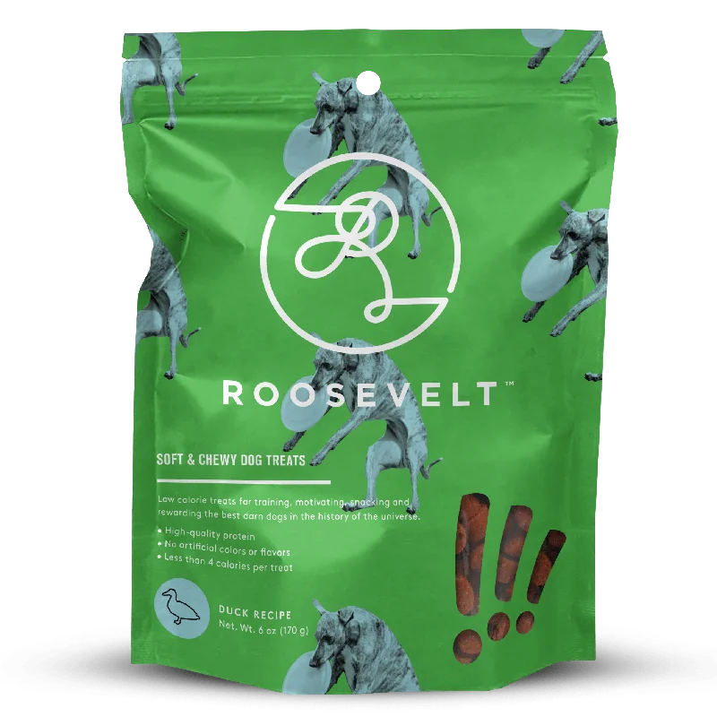 Roosevelt Soft & Chewy Dog Treats Duck Recipe