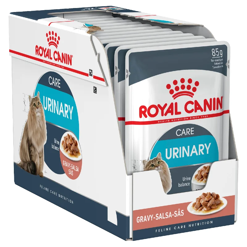 Royal Canin Urinary Care with Gravy Adult Wet Cat Food Pouches 85g x 12