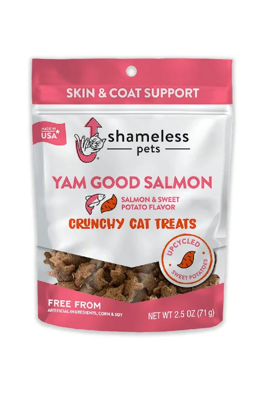 Shameless Yam Good Salmon Crunchy Cat Treats