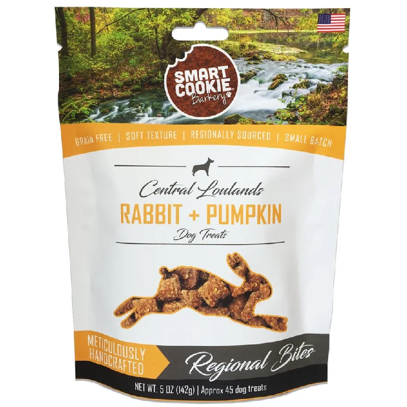 Smart Cookie Barkery Regional Bites Central Lowlands Rabbit & Pumpkin Treats For Dogs, 5oz