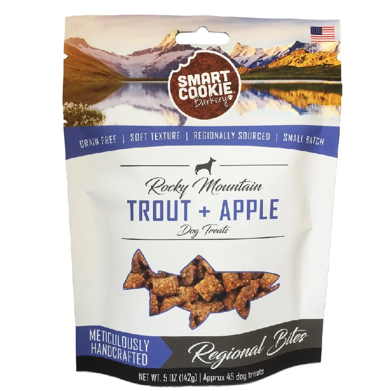 Smart Cookie Barkery Regional Bites Rocky Mountain Trout & Apple Treats For Dogs, 5oz