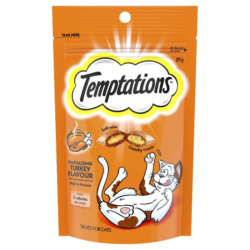 Temptations Cat Treats Tantalising Turkey 85g