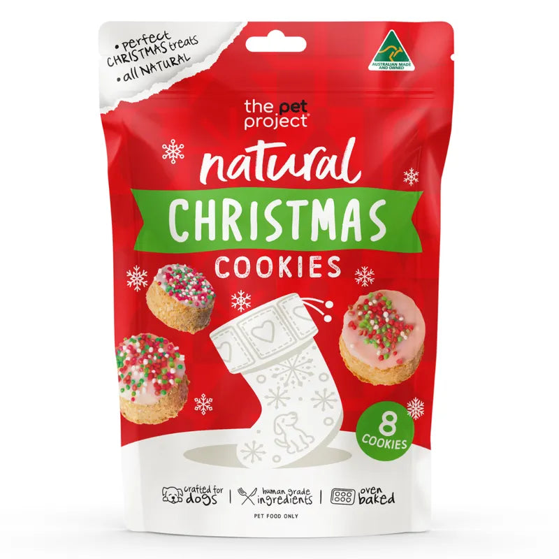 The Pet Project Christmas Cookies 8 Pack Dog Treats