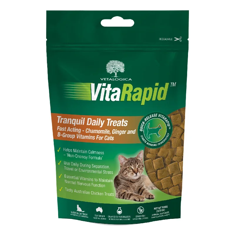 Vetalogica VitaRapid Tranquil Daily Cat Treats 100g