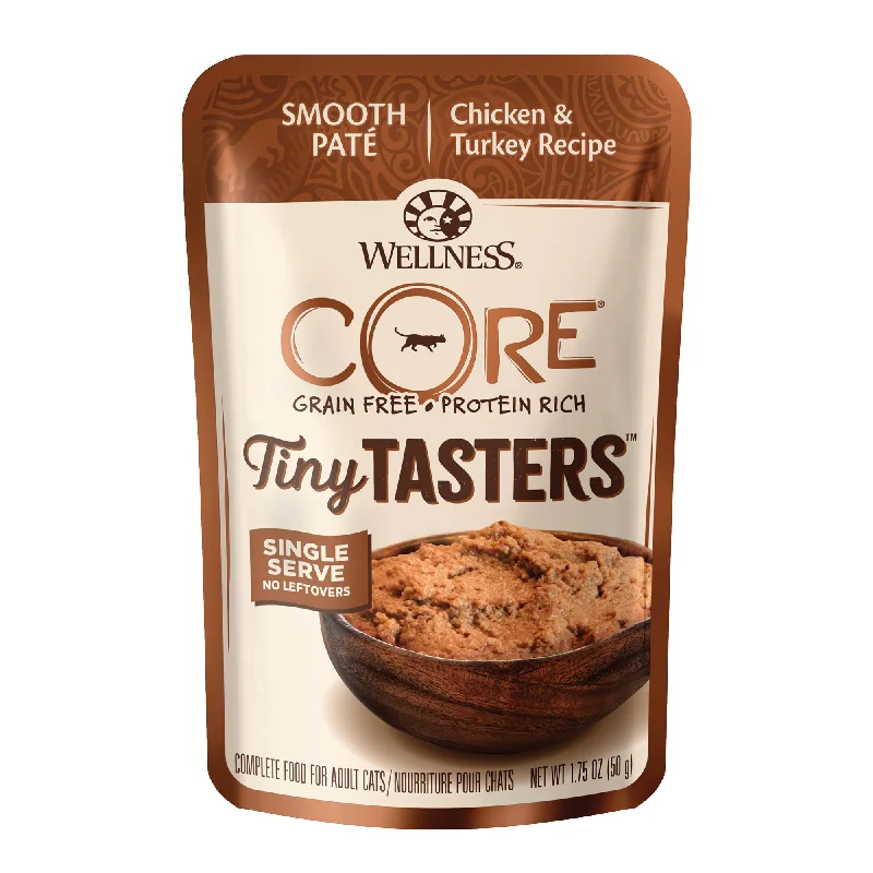 Wellness CORE Tiny Tasters Chicken and Turkey Paté Wet Cat Food 50g